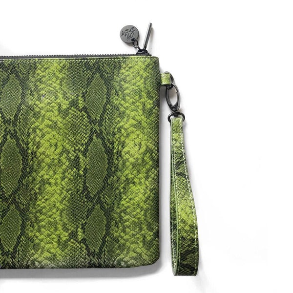 Lime green snakeskin discount bag