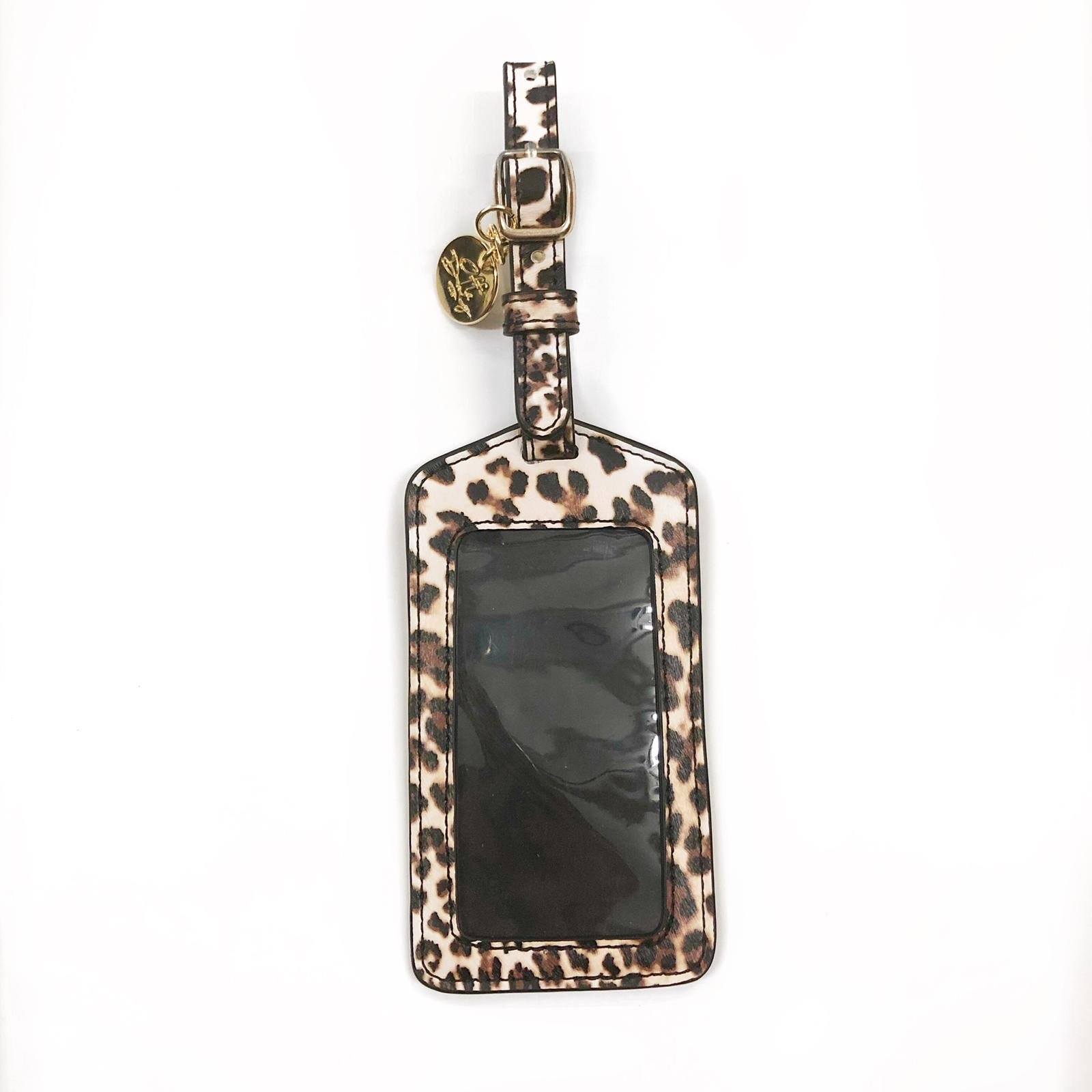 Leopard Print Luggage Tag | OffDutyLDN