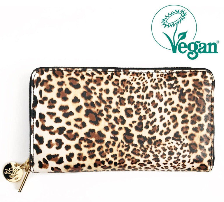 Leopard Print Round Midi Purse | OffDutyLDN