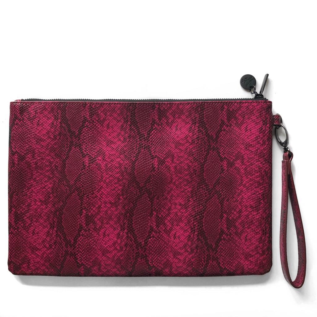 Clutch Pink Snake Print Bag Luxury 3d Serpentine Women Clutch Bags