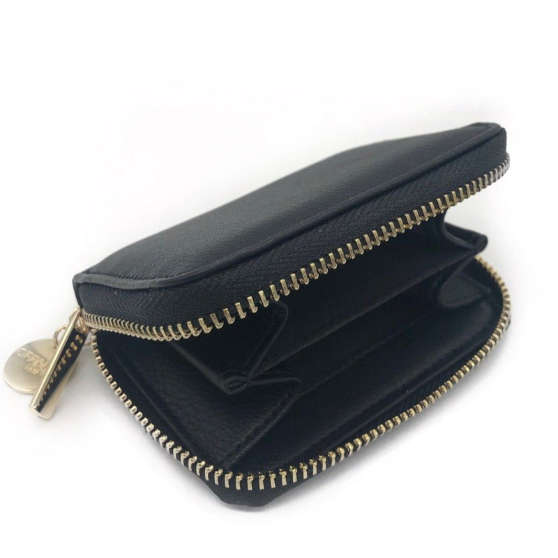 Abbetina Card and Coin Holder Black