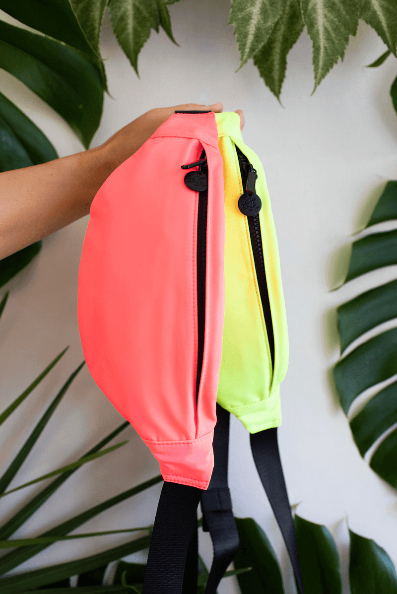 Babe Waist/Cross Body Bag Neon Yellow